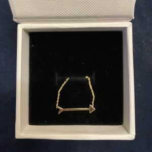 Maya Brenner Straight as an Arrow necklace 14k